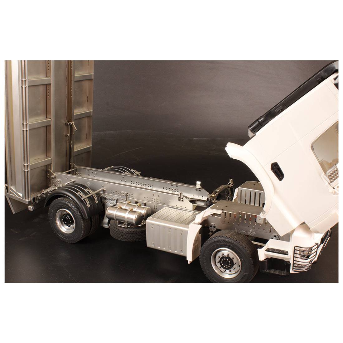 LXY RC 1/14 Scale 4x2 Metal Dump Truck DIY Kit Tamiya Compatible Construction Vehicle Model-helloworld7