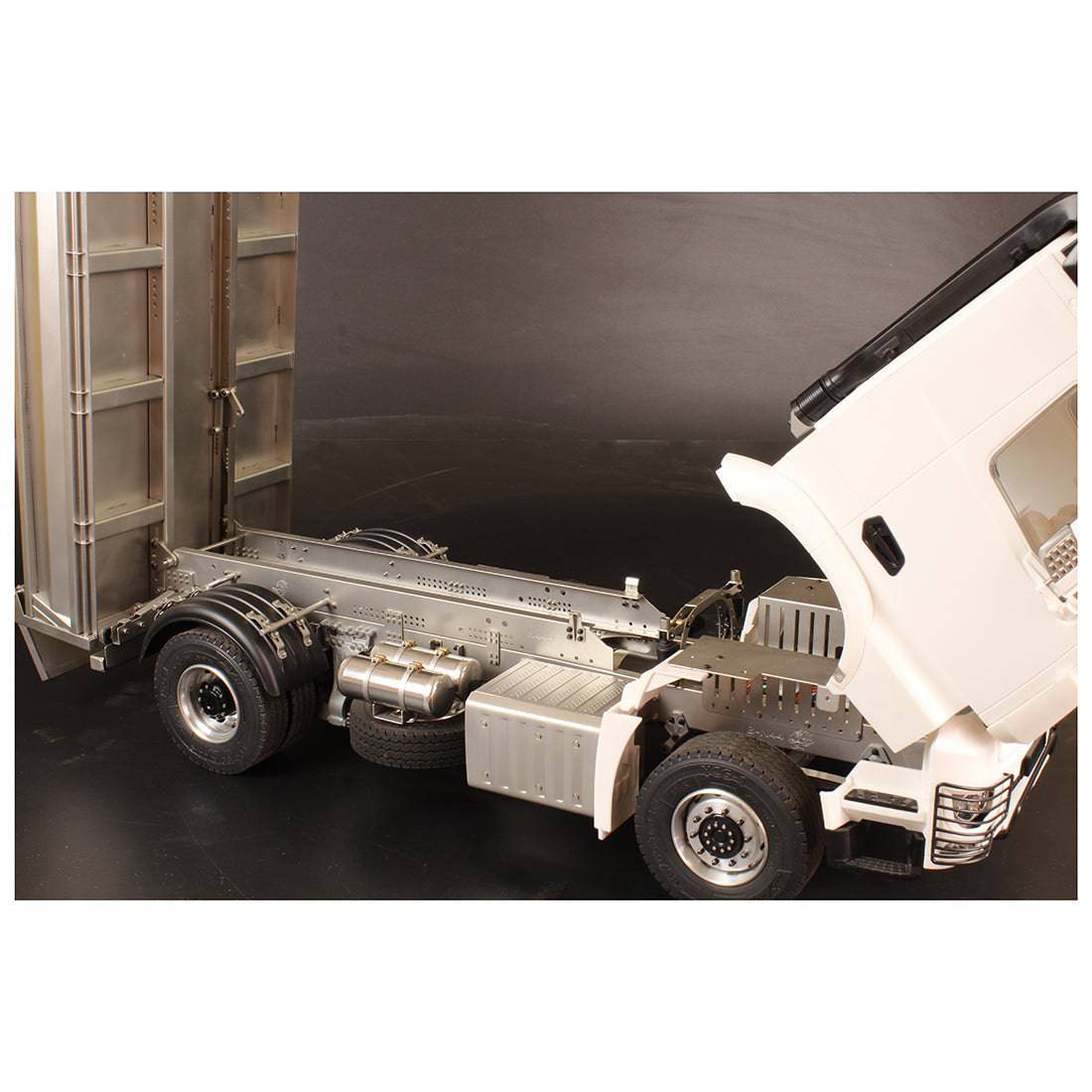LXY RC 1/14 Scale 4x2 Metal Dump Truck DIY Kit Tamiya Compatible Construction Vehicle Model-helloworld7