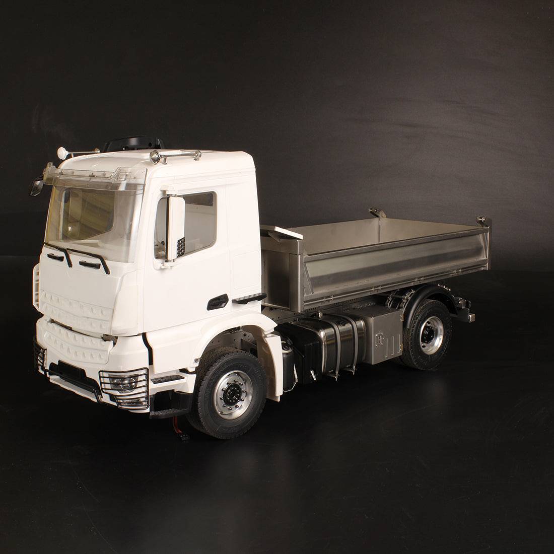 LXY RC 1/14 Scale 4x2 Metal Dump Truck DIY Kit Tamiya Compatible Construction Vehicle Model-helloworld7