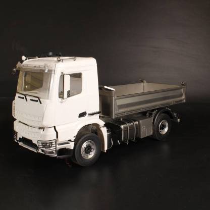 LXY RC 1/14 Scale 4x2 Metal Dump Truck DIY Kit Tamiya Compatible Construction Vehicle Model-helloworld7