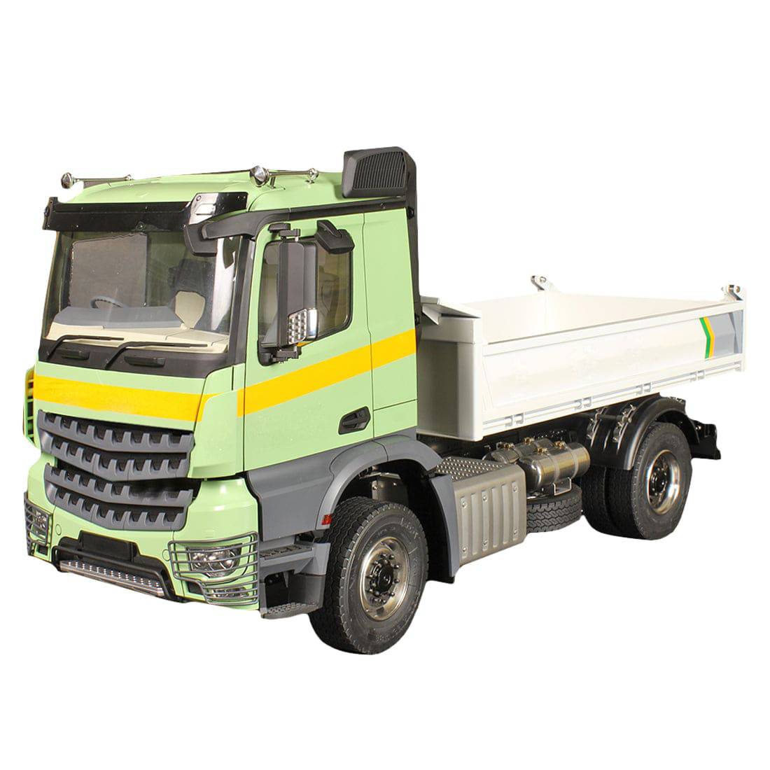 LXY RC 1/14 Scale 4x4 Metal Hydraulic Dump Truck Model with 3 Speed Gearbox and Differential Lock-helloworld7