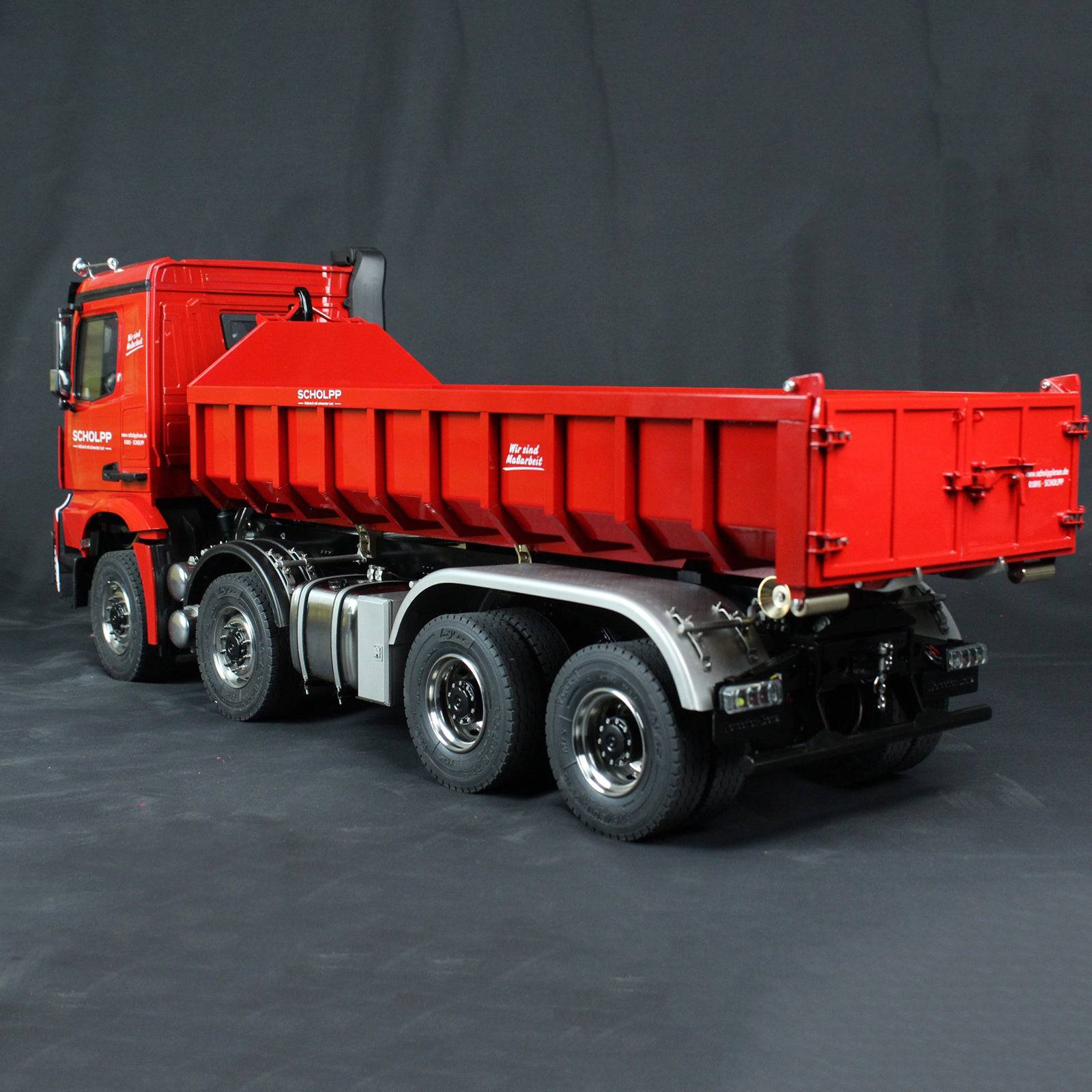 LXY RC 1/14 Scale Hydraulic 8x8 Dump Truck All-Metal Construction Model with 3-Speed Gearbox-helloworld7