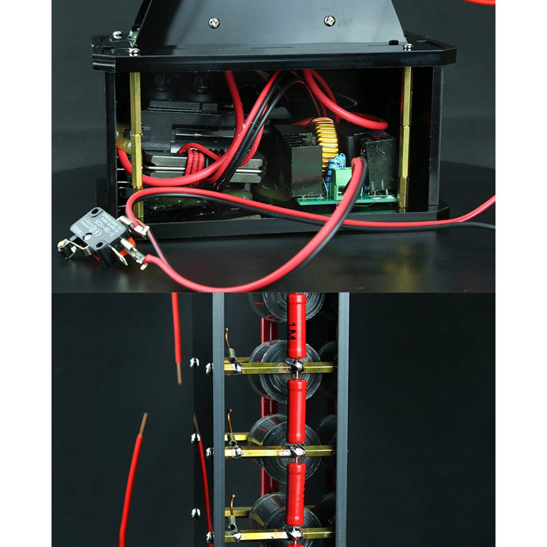 Level 10 High Voltage Marx Generator 100kV Artificial Lightning Physics Experiment Model