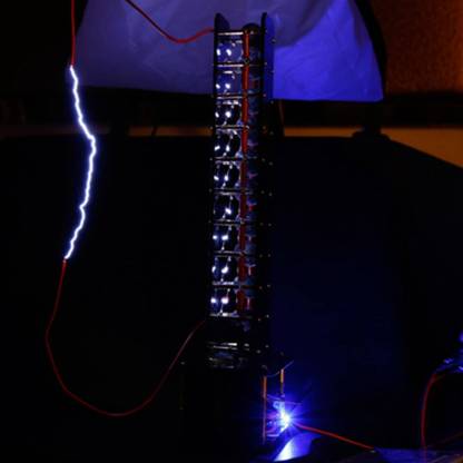 Level 10 High Voltage Marx Generator 100kV Artificial Lightning Physics Experiment Model