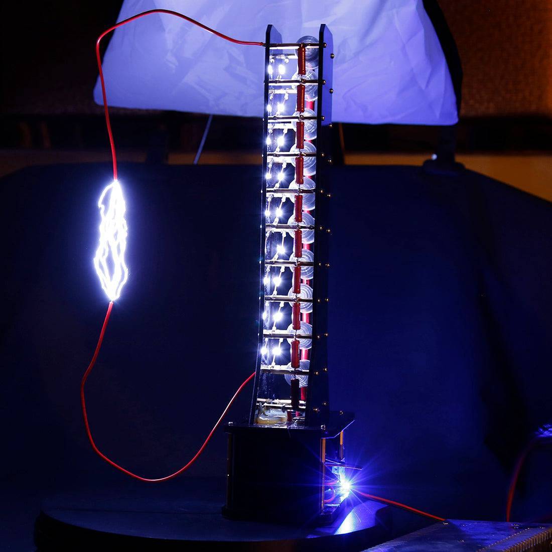 Level 10 High Voltage Marx Generator 100kV Artificial Lightning Physics Experiment Model