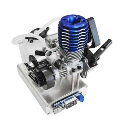 Level 15 Two Stroke Methanol Engine Generator Model Kit 12V USB Charger DIY Physics Toy