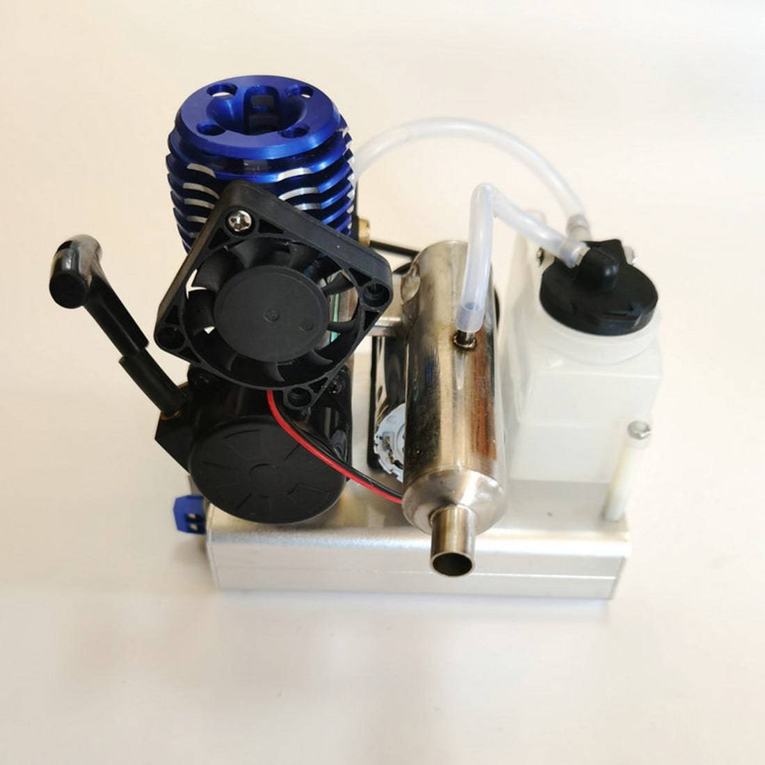 Level 15 Two Stroke Methanol Engine Generator Model Kit 12V USB Charger DIY Physics Toy