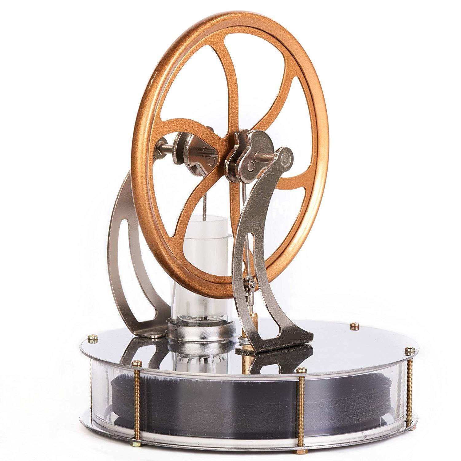 Low Temperature Stirling Engine Model Coffee Cup Heat Powered Physics Science Toy