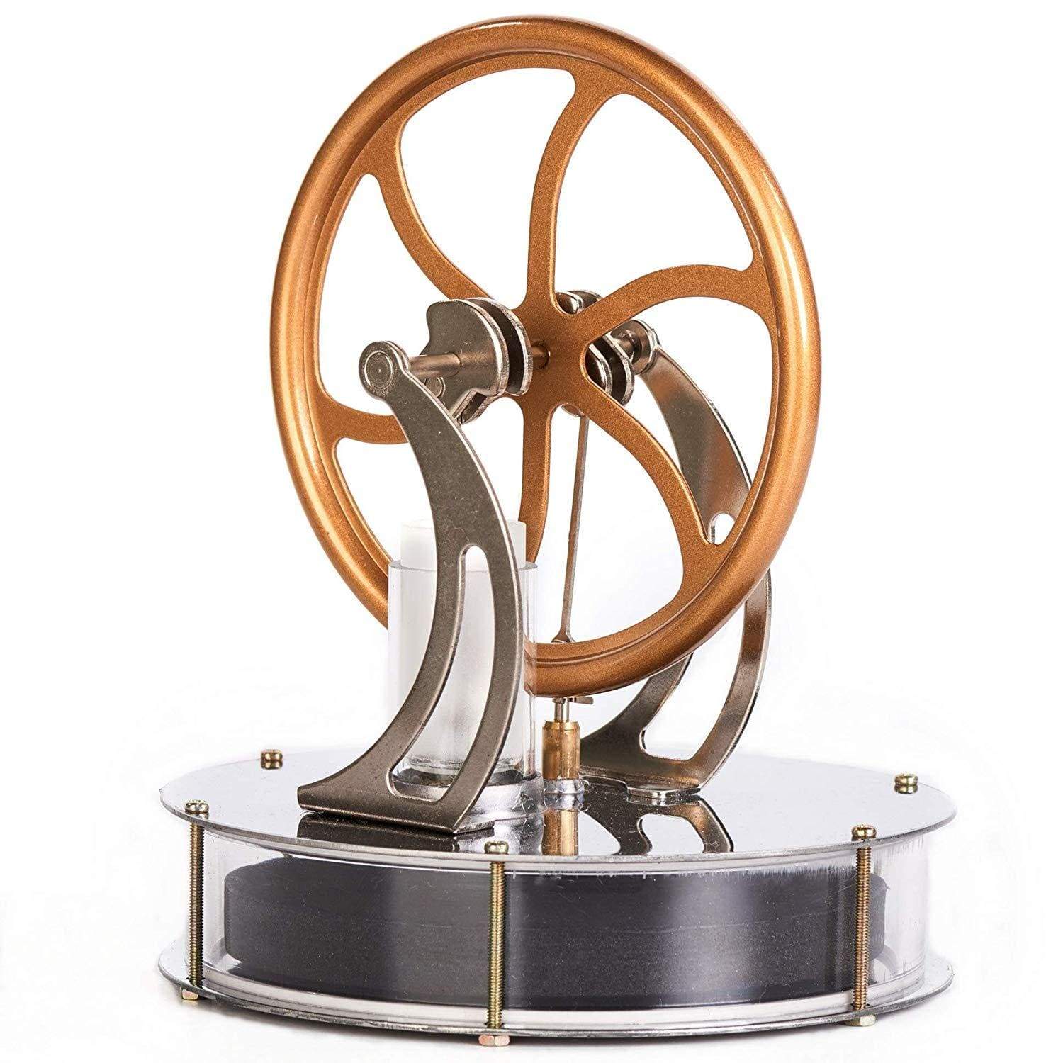 Low Temperature Stirling Engine Model Coffee Cup Heat Powered Physics Science Toy