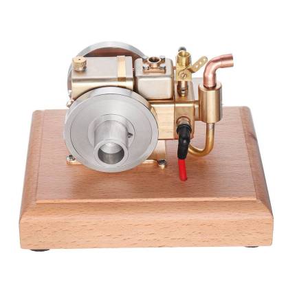 M12 2.6cc Mini 4 Stroke Gas Engine Model | Brass & Stainless Steel Desktop Engine Kit
