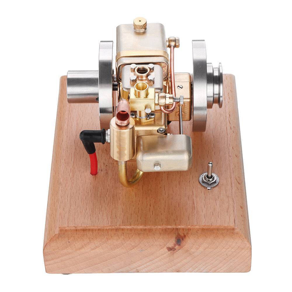 M12 2.6cc Mini 4 Stroke Gas Engine Model | Brass & Stainless Steel Desktop Engine Kit