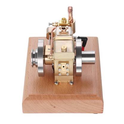 M12 2.6cc Mini 4 Stroke Gas Engine Model | Brass & Stainless Steel Desktop Engine Kit