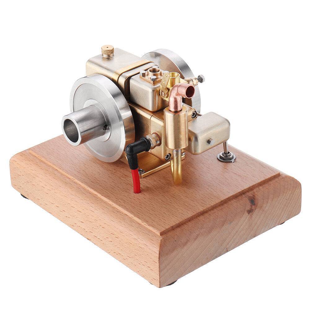 M12 2.6cc Mini 4 Stroke Gas Engine Model | Brass & Stainless Steel Desktop Engine Kit