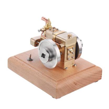 M12 2.6cc Mini 4 Stroke Gas Engine Model | Brass & Stainless Steel Desktop Engine Kit