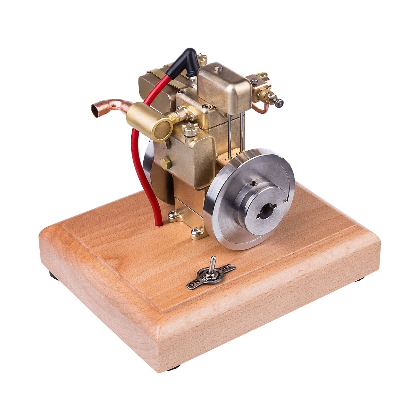 M12B 2.6cc Mini Water Cooled 4 Stroke Gasoline Engine Model Upgraded Brass ICE Toy