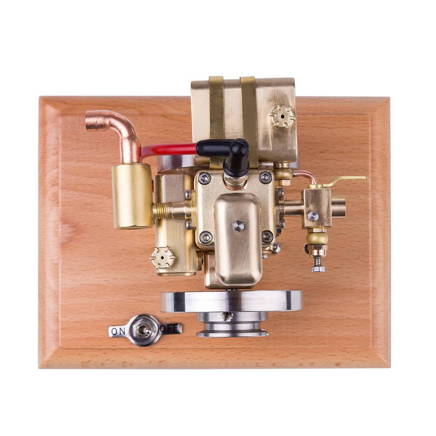 M12B 2.6cc Mini Water Cooled 4 Stroke Gasoline Engine Model Upgraded Brass ICE Toy