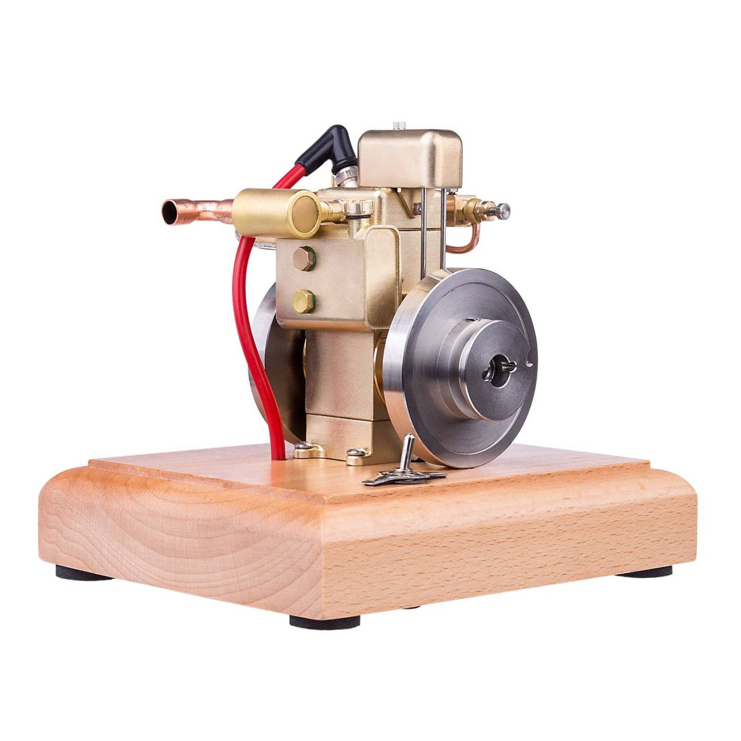 M12B 2.6cc Mini Water Cooled 4 Stroke Gasoline Engine Model Upgraded Brass ICE Toy