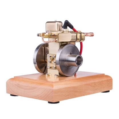 M12B 2.6cc Mini Water Cooled 4 Stroke Gasoline Engine Model Upgraded Brass ICE Toy