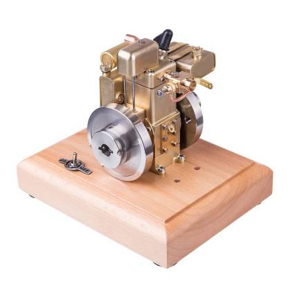 M12B 2.6cc Mini Water Cooled 4 Stroke Gasoline Engine Model Upgraded Brass ICE Toy