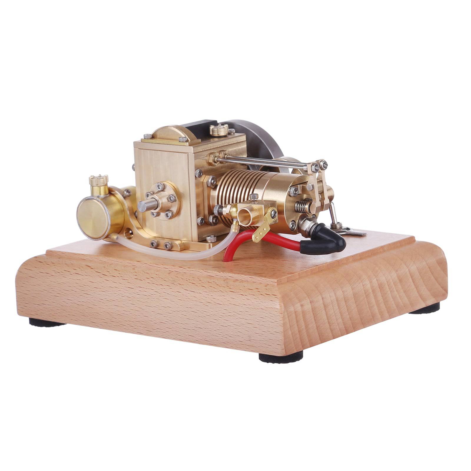 M16B 1.6cc Mini Horizontal 4 Stroke Gasoline Engine Model Air Cooled Brass Internal Combustion Toy-helloworld7