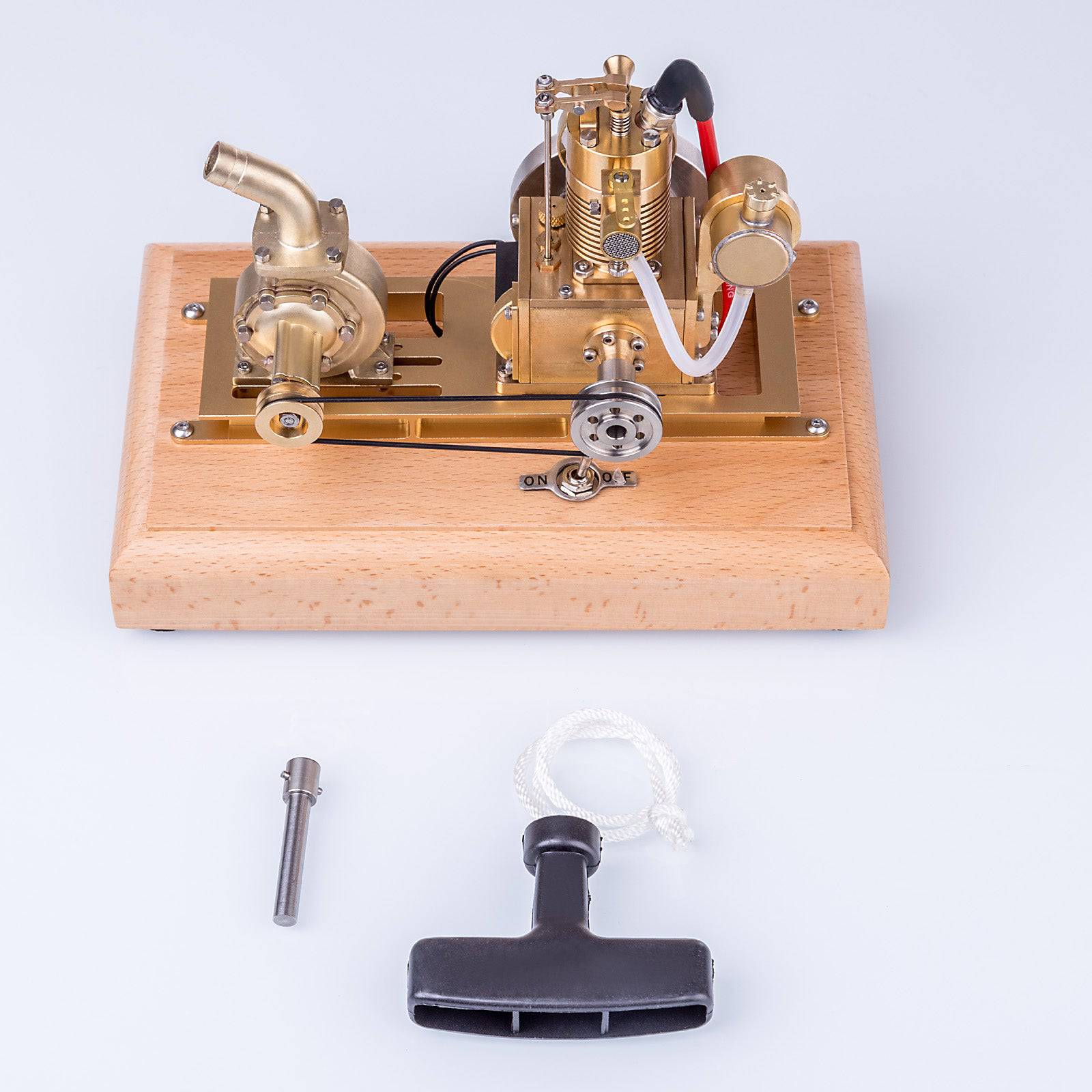 M16C 1.6cc Mini Vertical 4 Stroke Gas Engine Model with Brass Water Pump