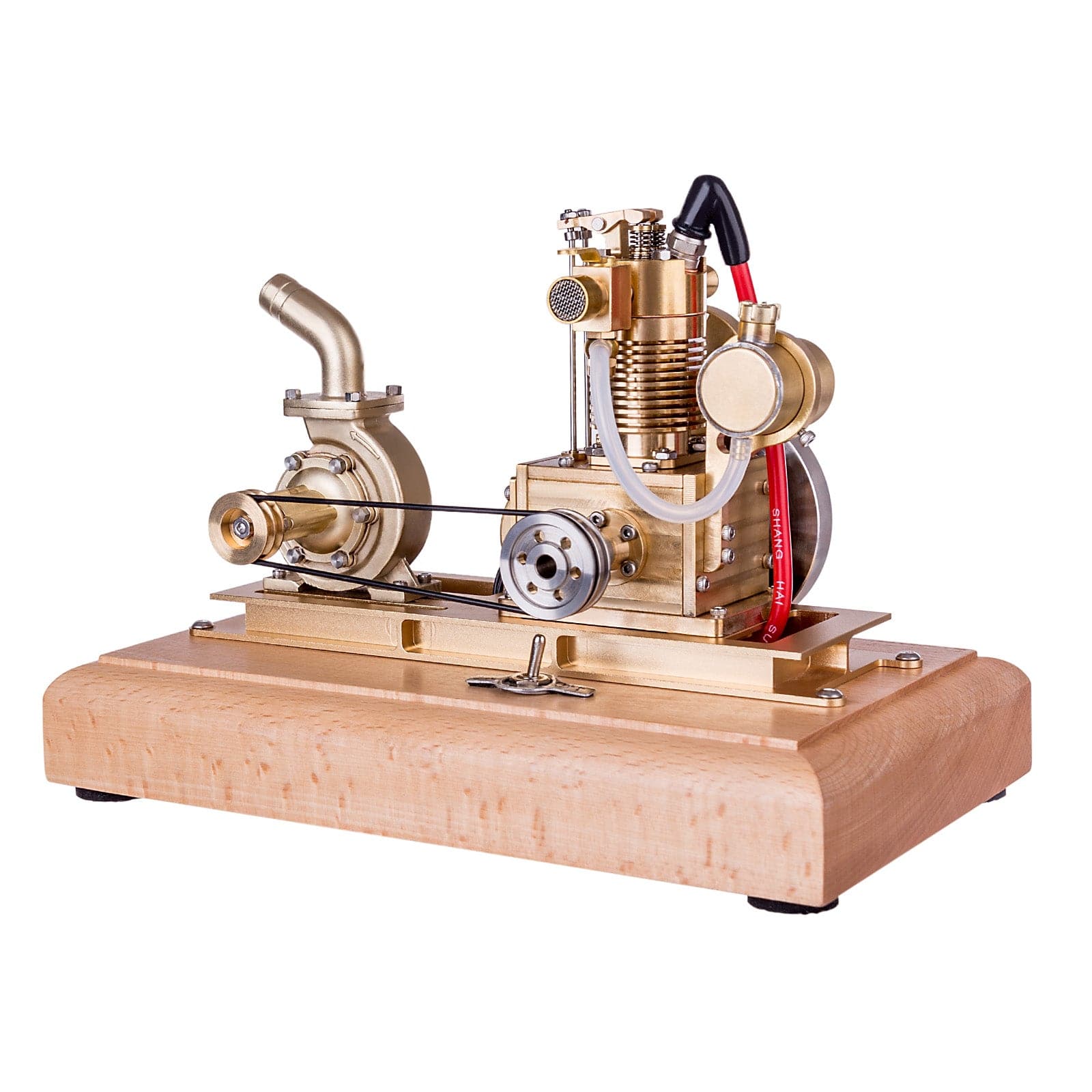 M16C 1.6cc Mini Vertical 4 Stroke Gas Engine Model with Brass Water Pump