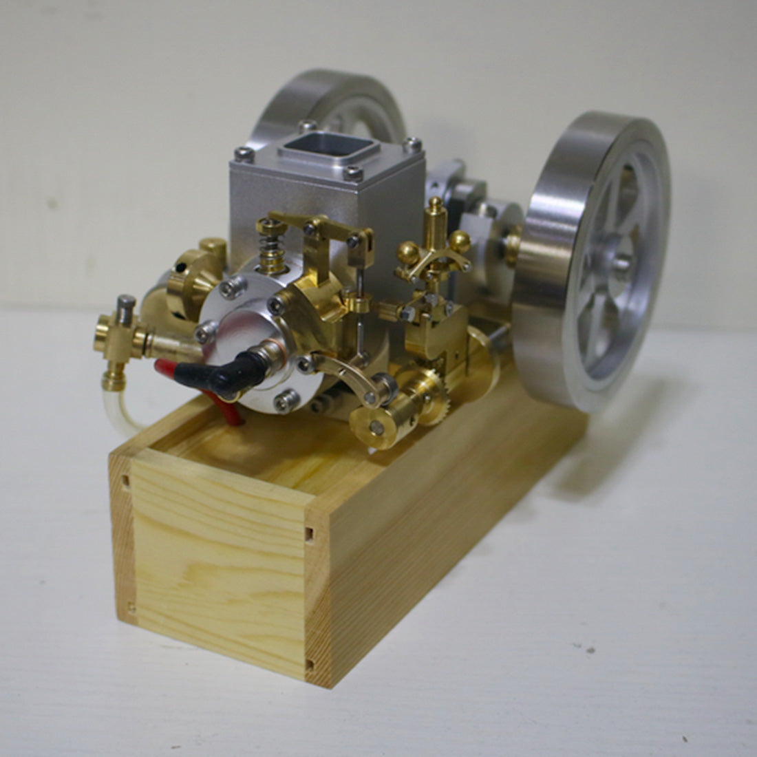 M92 Horizontal Hit and Miss Gas Engine Model Water Cooled 6cc 4 Stroke Internal Combustion Engine