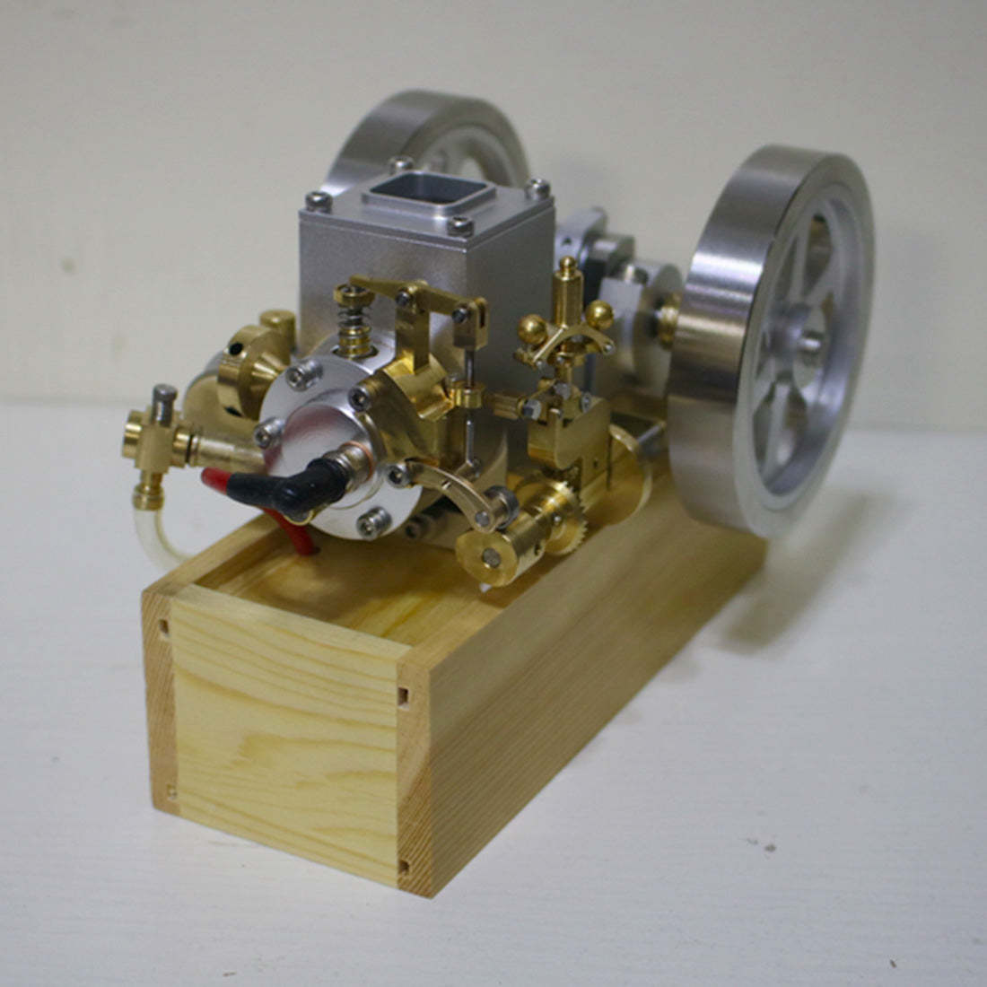 M92 Horizontal Hit and Miss Gas Engine Model Water Cooled 6cc 4 Stroke Internal Combustion Engine