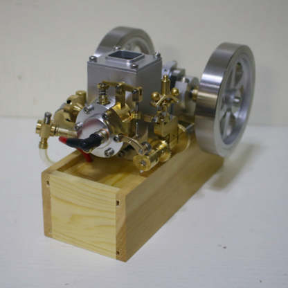 M92 Horizontal Hit and Miss Gas Engine Model Water Cooled 6cc 4 Stroke Internal Combustion Engine