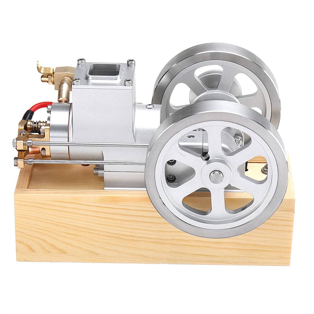 M93 Upgraded Horizontal Hit and Miss Engine Model Water Cooled 6cc Gasoline Motor with Governor-helloworld7