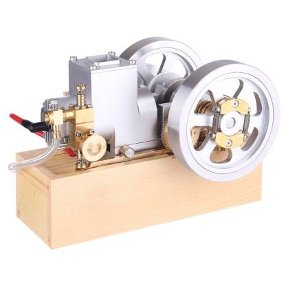 M94 Horizontal Hit and Miss Gas Engine Model Water Cooled 6cc 4 Stroke Internal Combustion Motor with Hand Starter