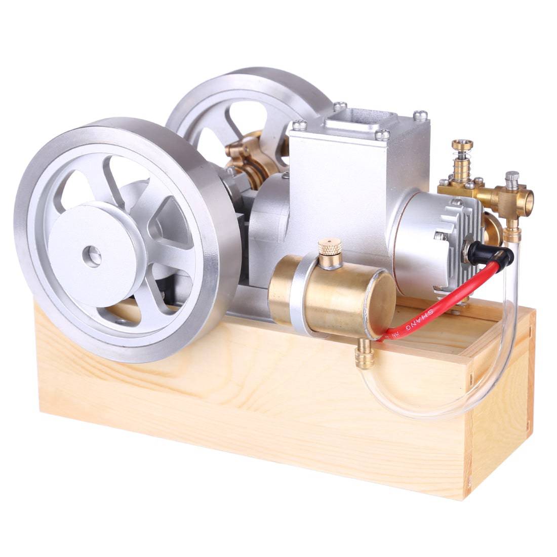M94 Horizontal Hit and Miss Gas Engine Model Water Cooled 6cc 4 Stroke Internal Combustion Motor with Hand Starter