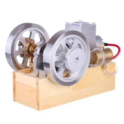 M94 Horizontal Hit and Miss Gas Engine Model Water Cooled 6cc 4 Stroke Internal Combustion Motor with Hand Starter
