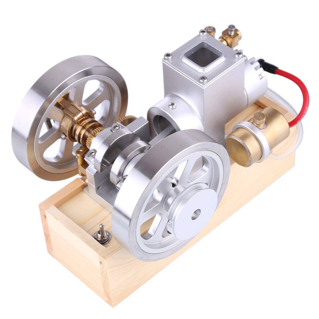 M94 Horizontal Hit and Miss Gas Engine Model Water Cooled 6cc 4 Stroke Internal Combustion Motor with Hand Starter