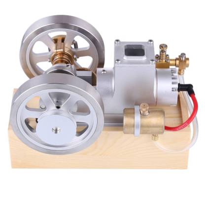 M94 Horizontal Hit and Miss Gas Engine Model Water Cooled 6cc 4 Stroke Internal Combustion Motor with Hand Starter