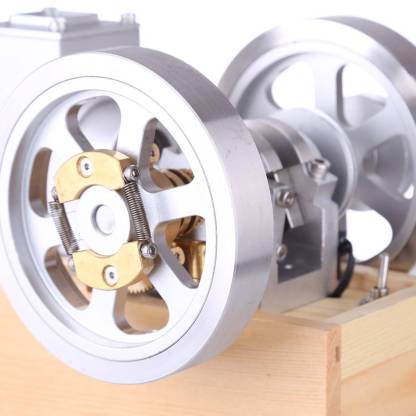 M94 Horizontal Hit and Miss Gas Engine Model Water Cooled 6cc 4 Stroke Internal Combustion Motor with Hand Starter