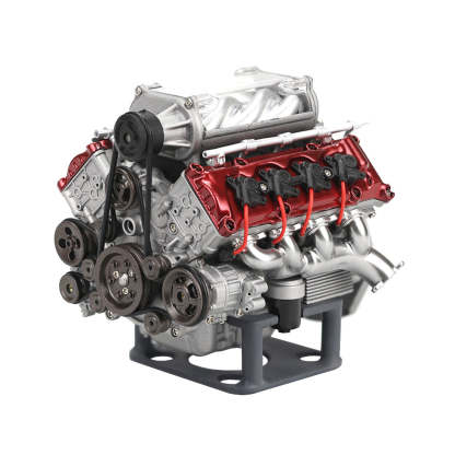 MAD RC Motorized V8 Engine Model Kit for SCX10 II Capra VS4-10 Scale Crawler-helloworld7