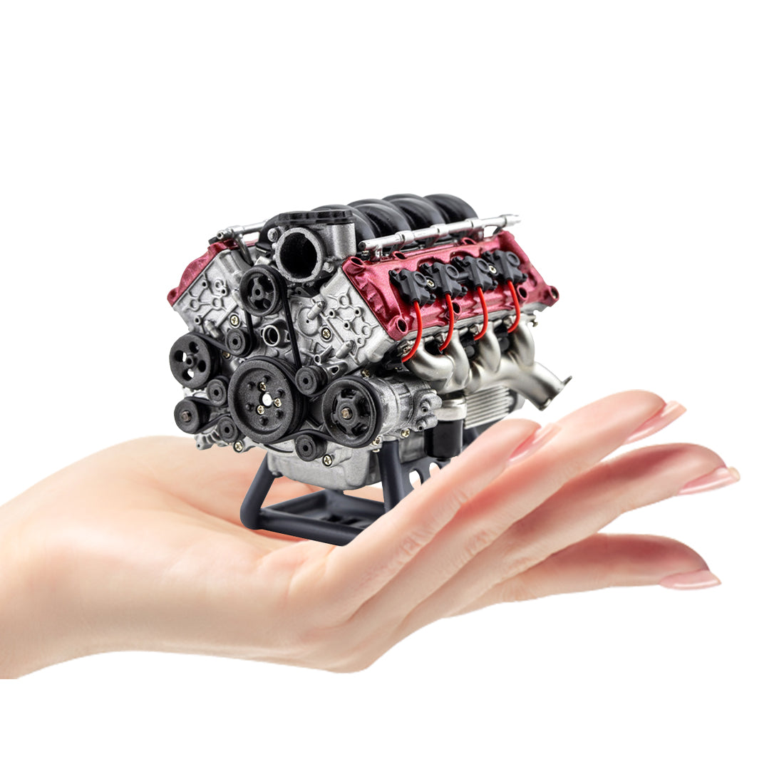 MAD RC Motorized V8 Engine Model Kit for SCX10 II Capra VS4-10 Scale Crawler-helloworld7