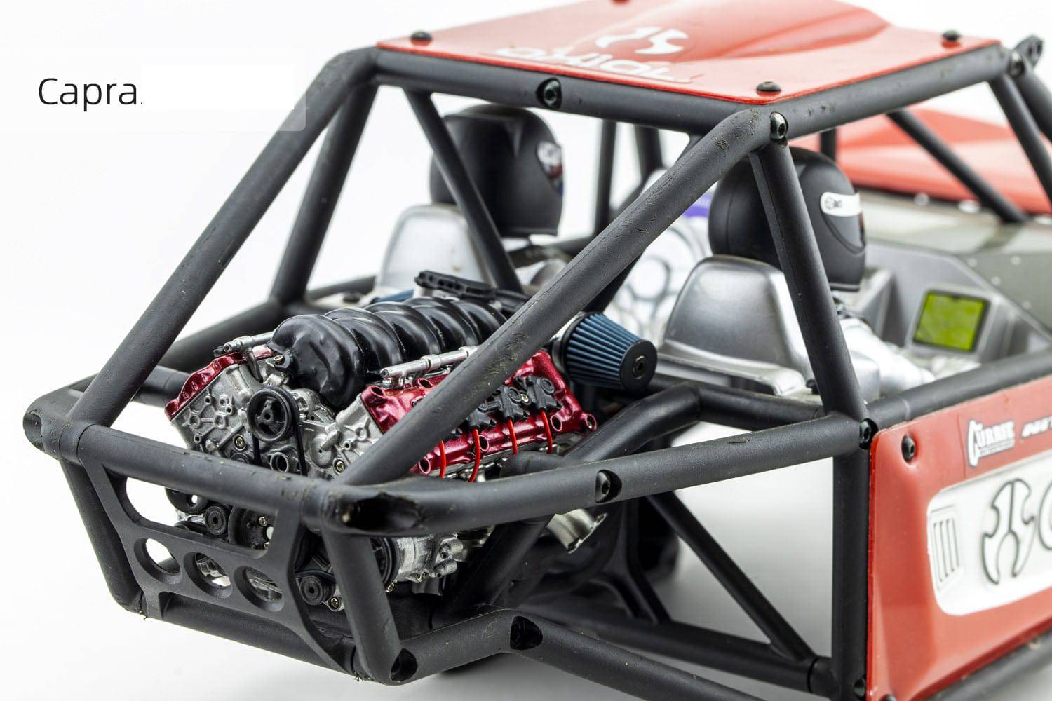 MAD RC Motorized V8 Engine Model Kit for SCX10 II Capra VS4-10 Scale Crawler-helloworld7