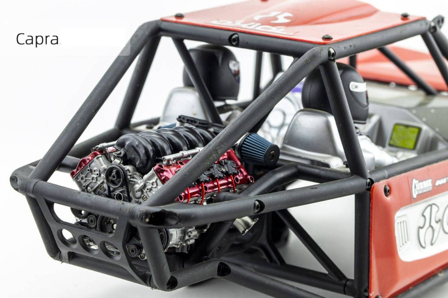 MAD RC Motorized V8 Engine Model Kit for SCX10 II Capra VS4-10 Scale Crawler-helloworld7