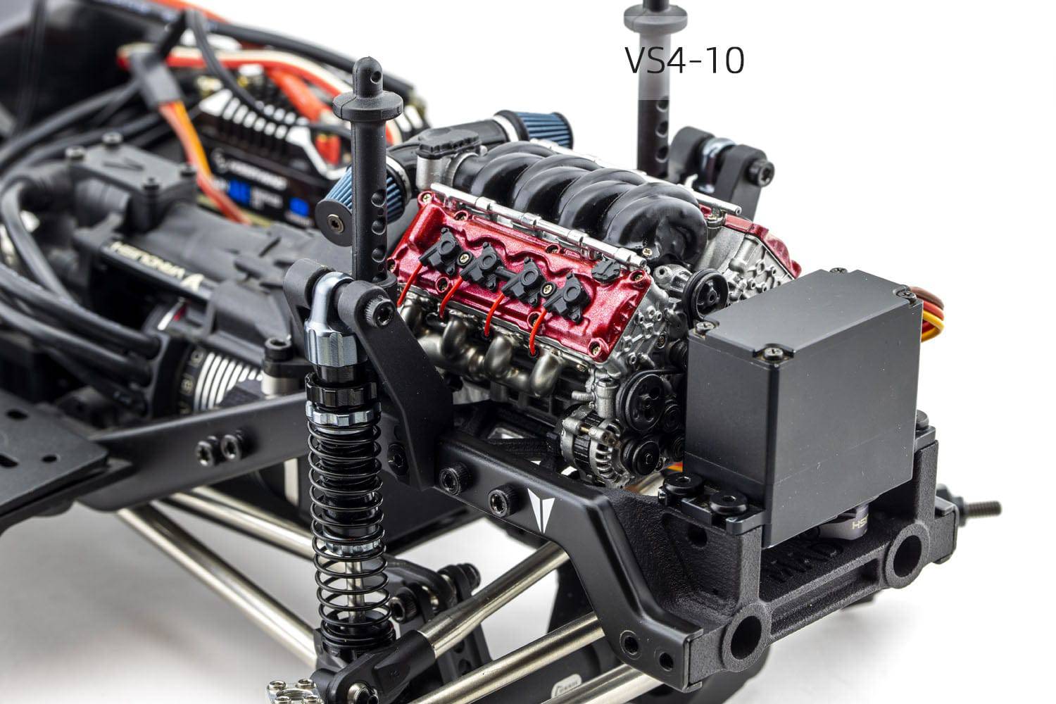 MAD RC Motorized V8 Engine Model Kit for SCX10 II Capra VS4-10 Scale Crawler-helloworld7