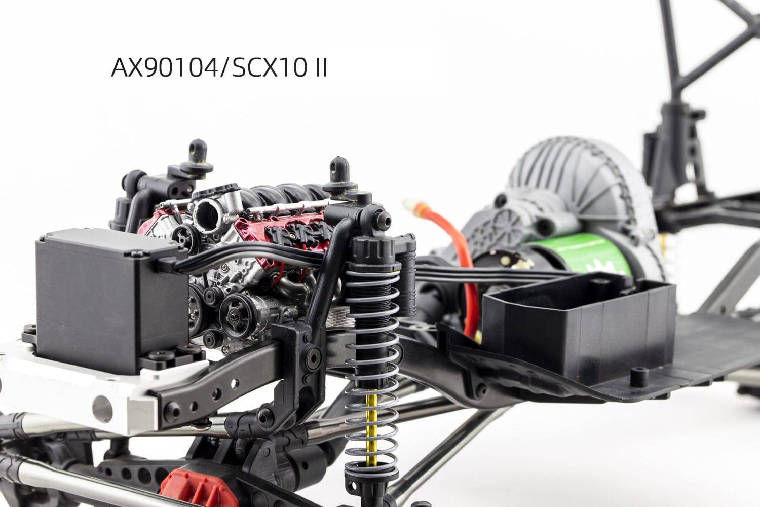 MAD RC Motorized V8 Engine Model Kit for SCX10 II Capra VS4-10 Scale Crawler-helloworld7