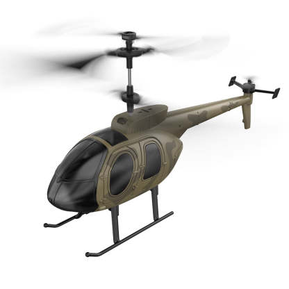 MD500 4CH 6-Axis Gyro Mini RC Helicopter with Camera & Altitude Hold RTF Green