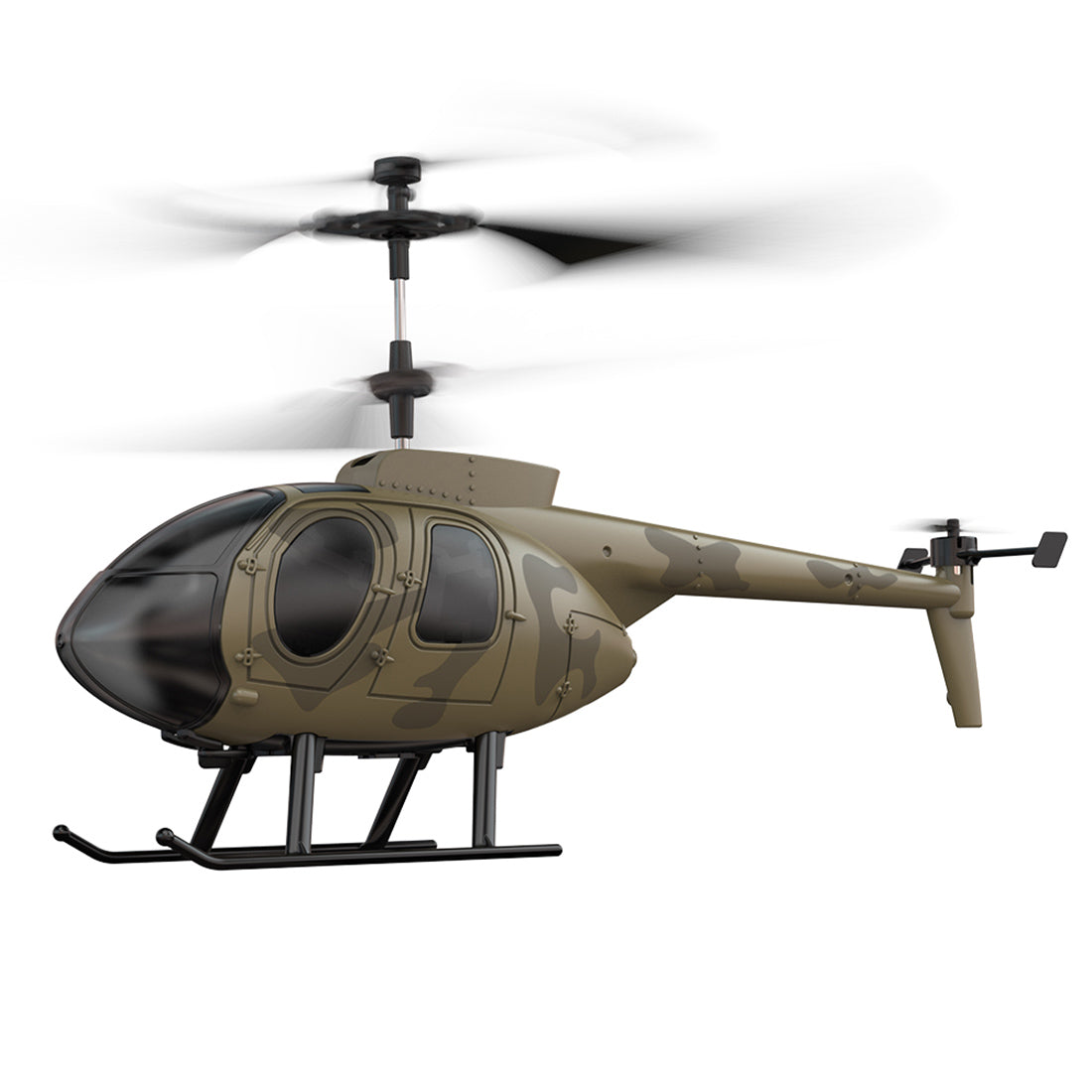 MD500 4CH 6-Axis Gyro Mini RC Helicopter with Camera & Altitude Hold RTF Green
