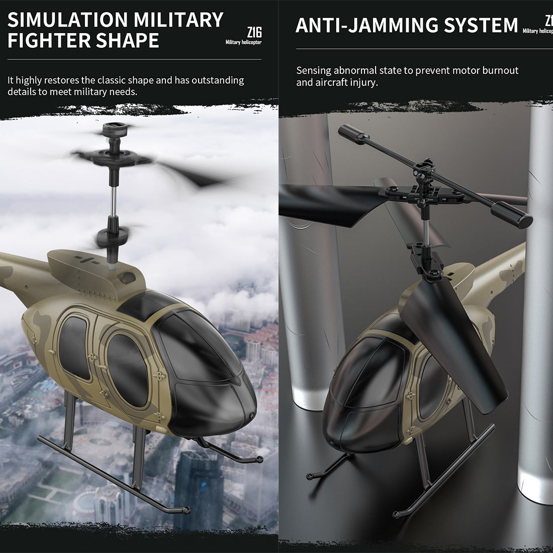 MD500 4CH 6-Axis Gyro Mini RC Helicopter with Camera & Altitude Hold RTF Green