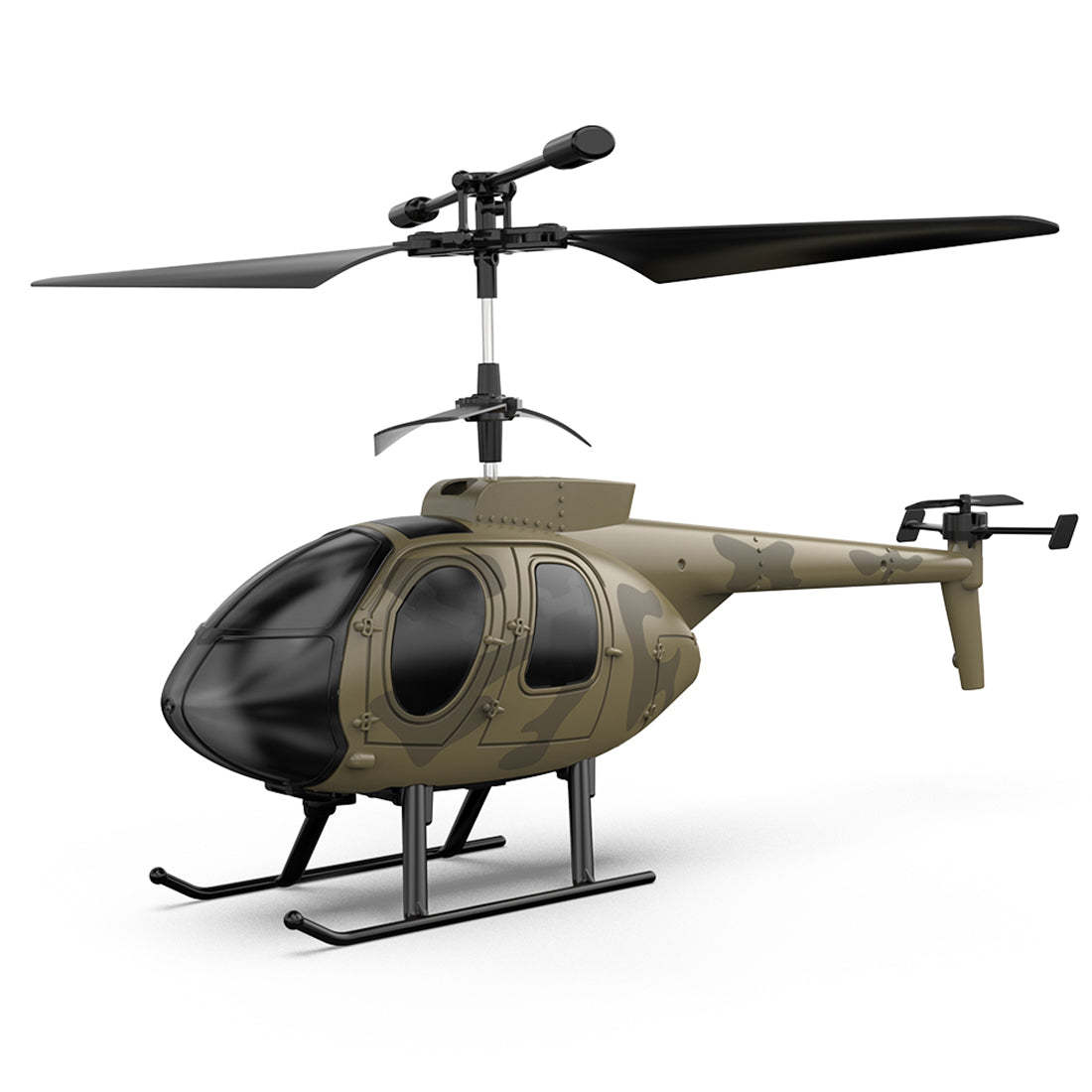 MD500 4CH 6-Axis Gyro Mini RC Helicopter with Camera & Altitude Hold RTF Green