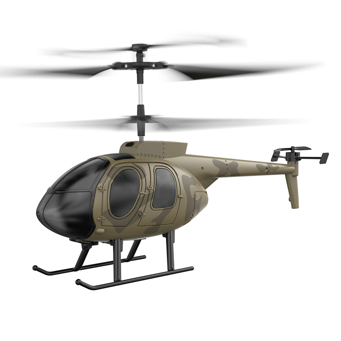 MD500 4CH 6-Axis Gyro Mini RC Helicopter with Camera & Altitude Hold RTF Green