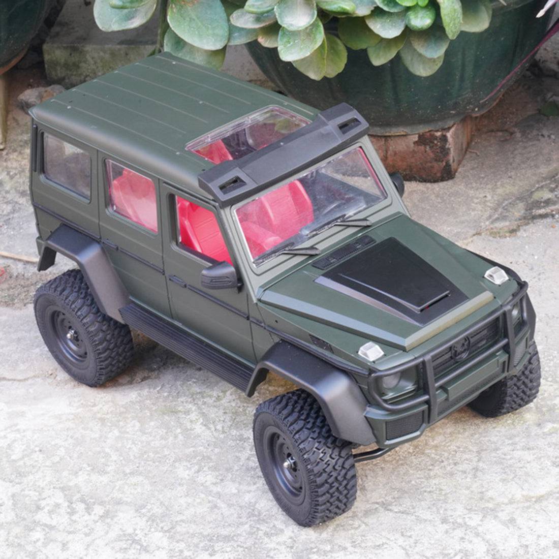 MN86K 1/12 Scale 4WD Mercedes G-Class RC Crawler Kit DIY Assembly Green
