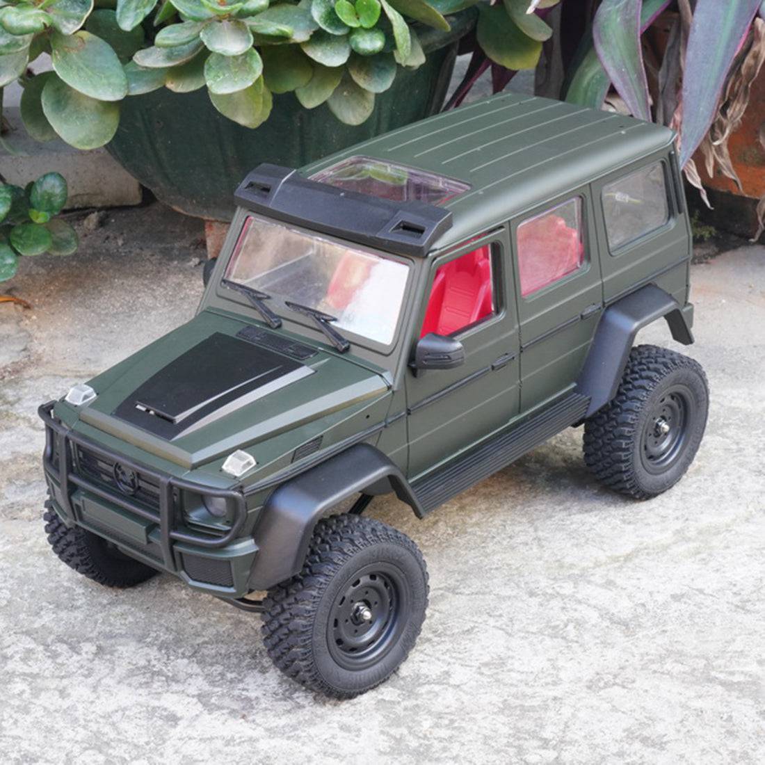 MN86K 1/12 Scale 4WD Mercedes G-Class RC Crawler Kit DIY Assembly Green
