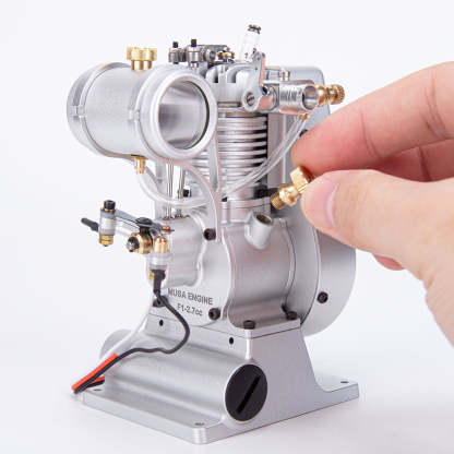 MUSA F1-2.7cc George Luhrs Tribute Vertical 4 Stroke Stationary Gas Engine Model-helloworld7
